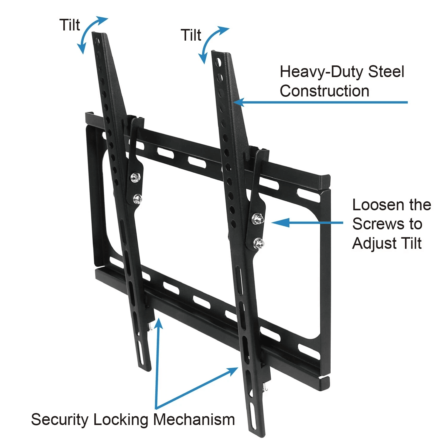 Universal Flat TV Wall Mount Bracket 10 Tilt  Swivel For 3255 LED TVs UltraSlim HeavyDuty VESA 4