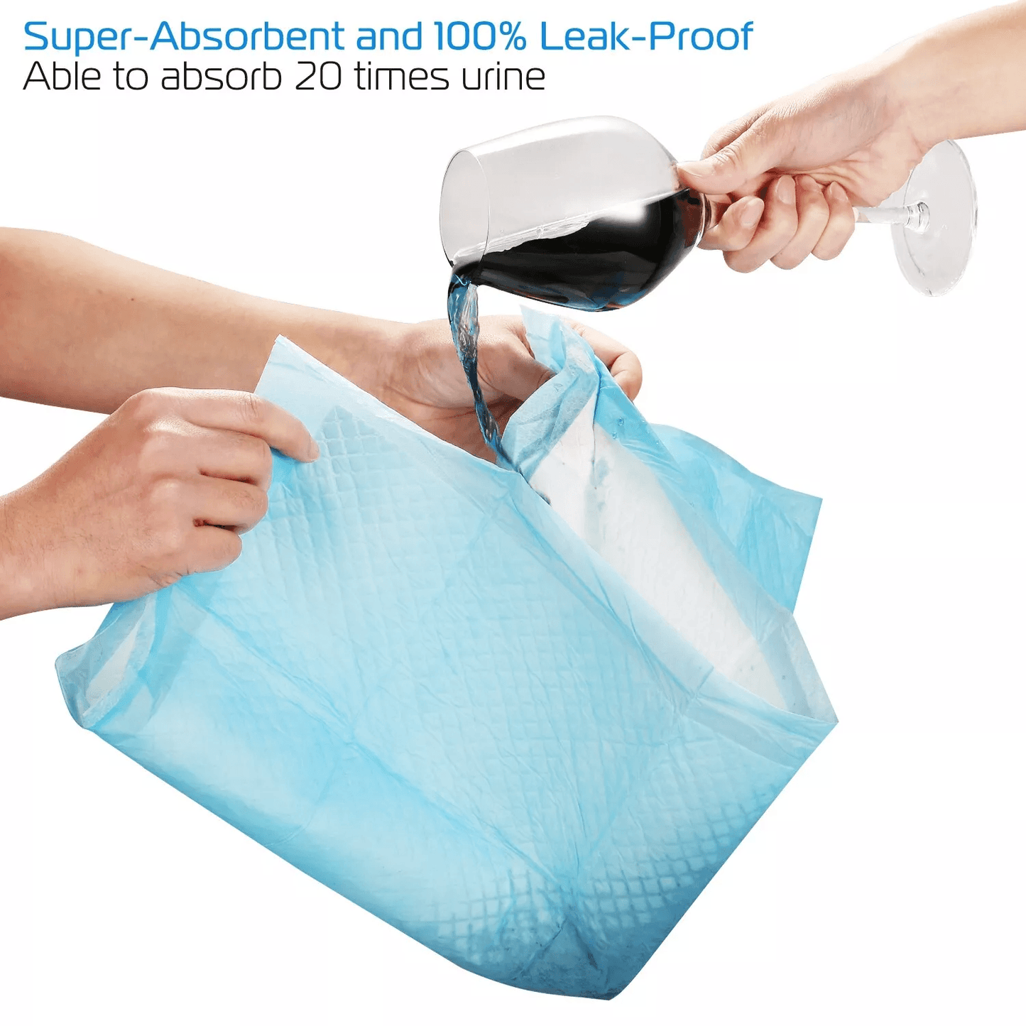 50Pcs House Dog Training Pads Super Absorbent Puppy Pee Pads For Cats Dogs LeakProof Underpads For  6