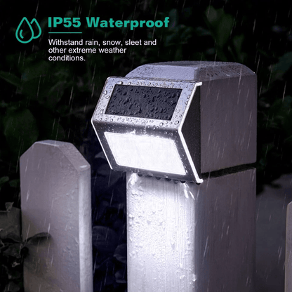 Outdoor Solar Deck Lights Waterproof LED Fence Step And Stair Lamps For Garden And Yard 4