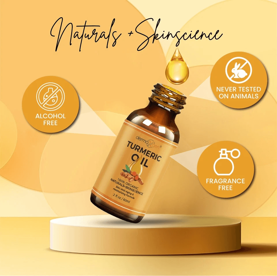 Turmeric Essential Oil Pure  Organic ColdPressed For AntiAging  Glowing Skin 3