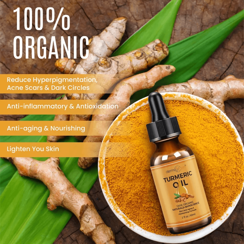 Turmeric Essential Oil Pure  Organic ColdPressed For AntiAging  Glowing Skin 2