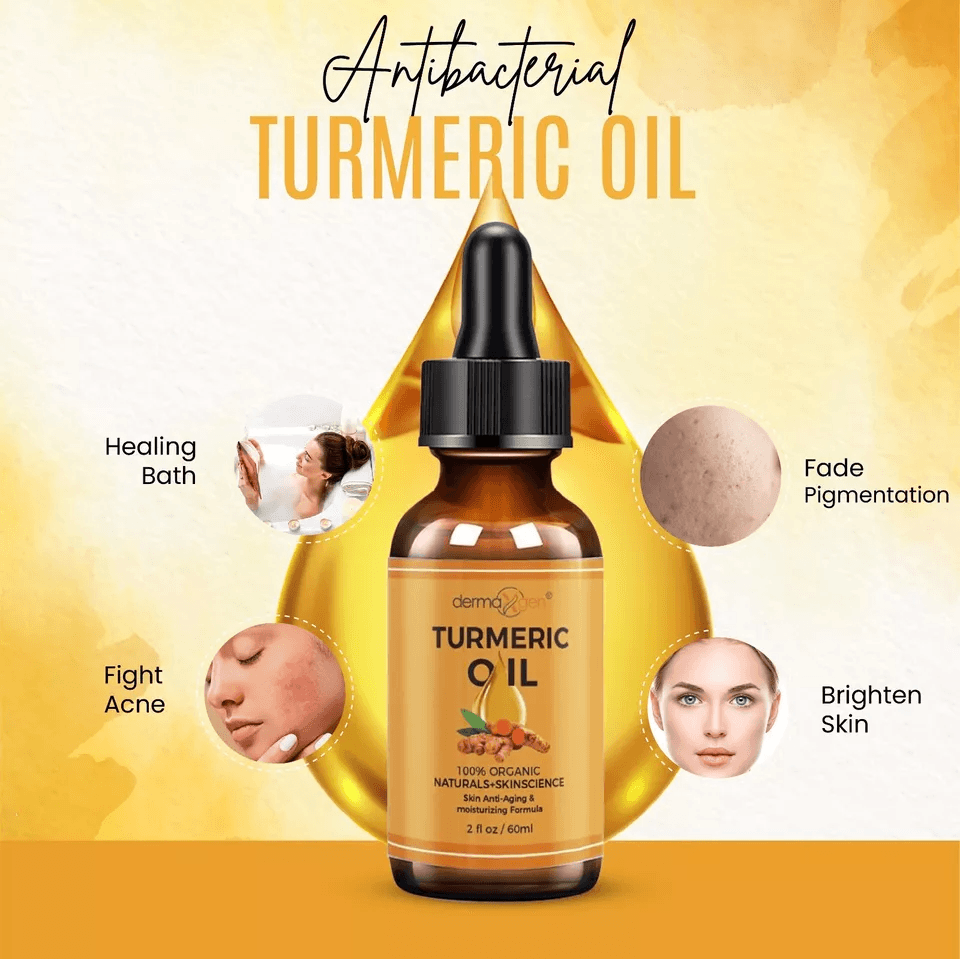 Turmeric Essential Oil Pure  Organic ColdPressed For AntiAging  Glowing Skin 1