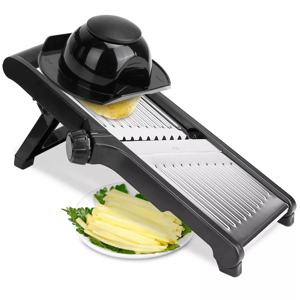 Mandoline Food Fruit Vegetable Slicer Cutter Chopper Adjustable Stainless Steel Blades For Safe Pre 6