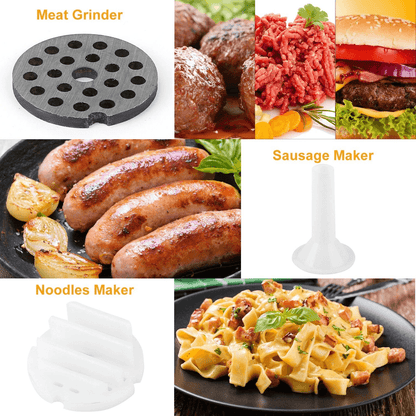 Manual Meat Grinder Mincer Stuffer Hand Crank Sausage Filler Pasta Maker Machine Kitchen Tool For M 5
