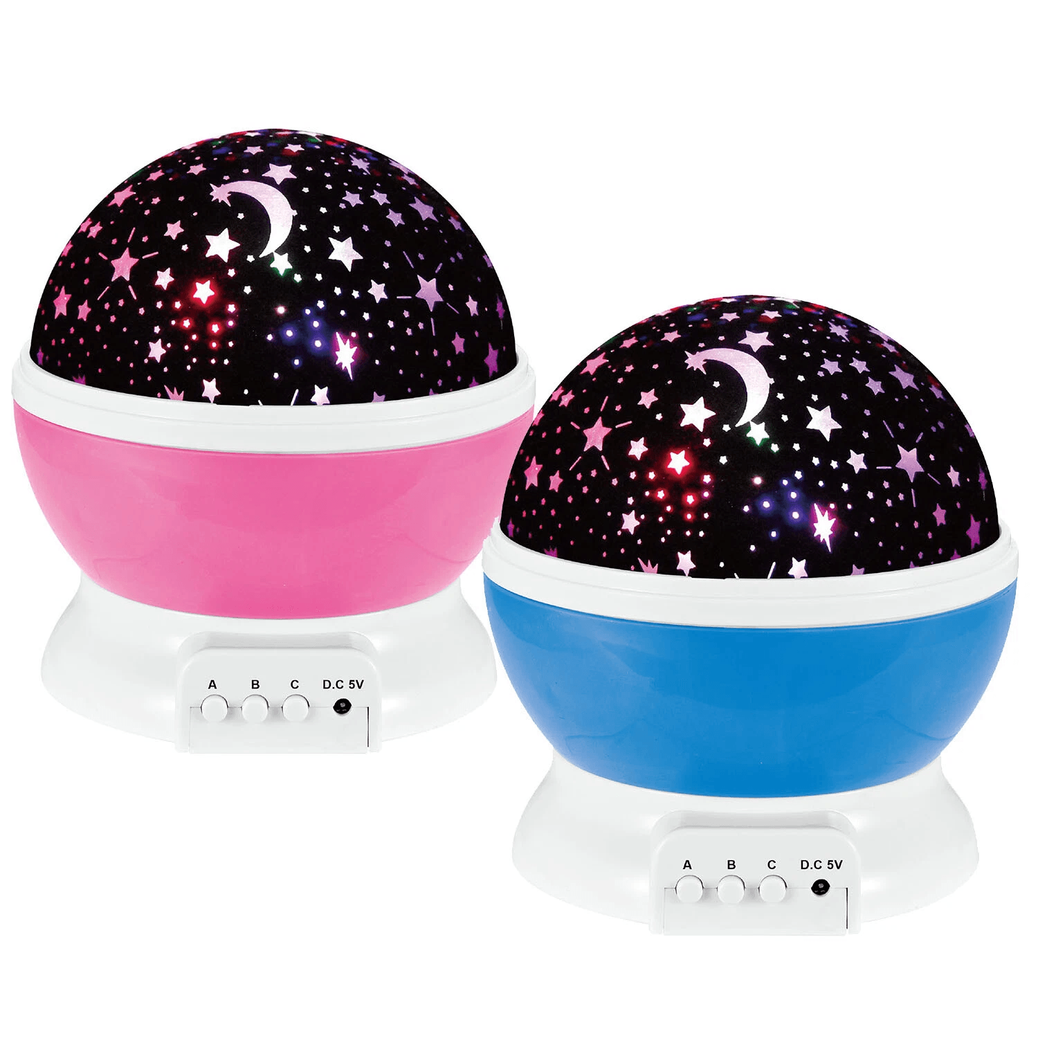 LED Starry Night Sky Projector Lamp For Kids Rotating Moon Star Cosmos Light Bedroom Nightlight USB 8