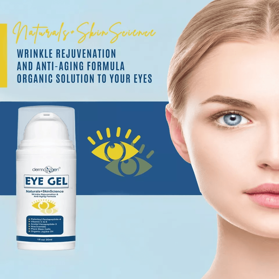 AntiAging Eye Gel By Dermaxgen Eye Bag Remover For Dark Circles Crows Feet Wrinkles Lift  Firm Form 3