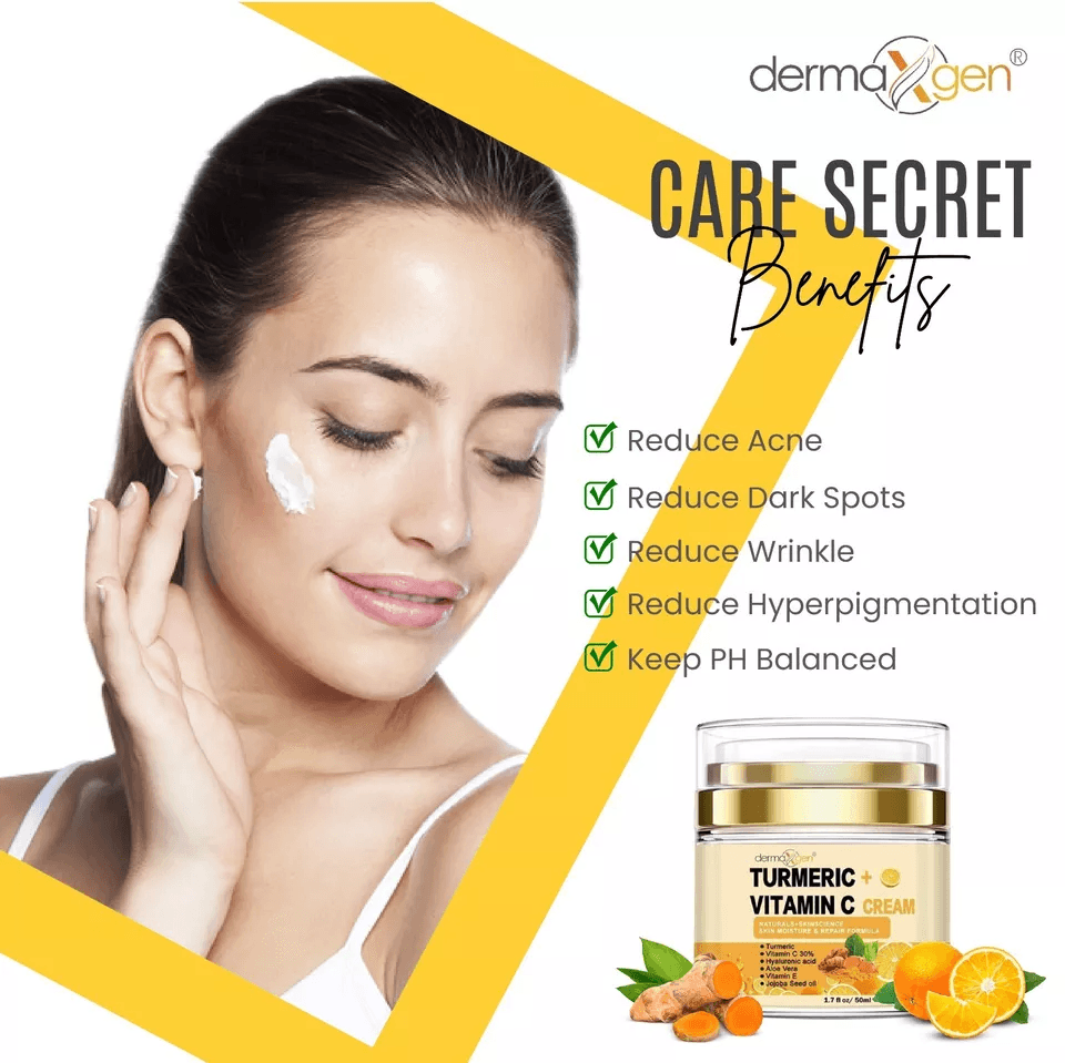 Glow Boosting Vitamin C Turmeric Moisturizing Repairing Cream AntiAging Face Cream With Aloe Vera   4