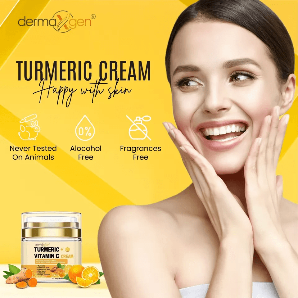 Glow Boosting Vitamin C Turmeric Moisturizing Repairing Cream AntiAging Face Cream With Aloe Vera   7