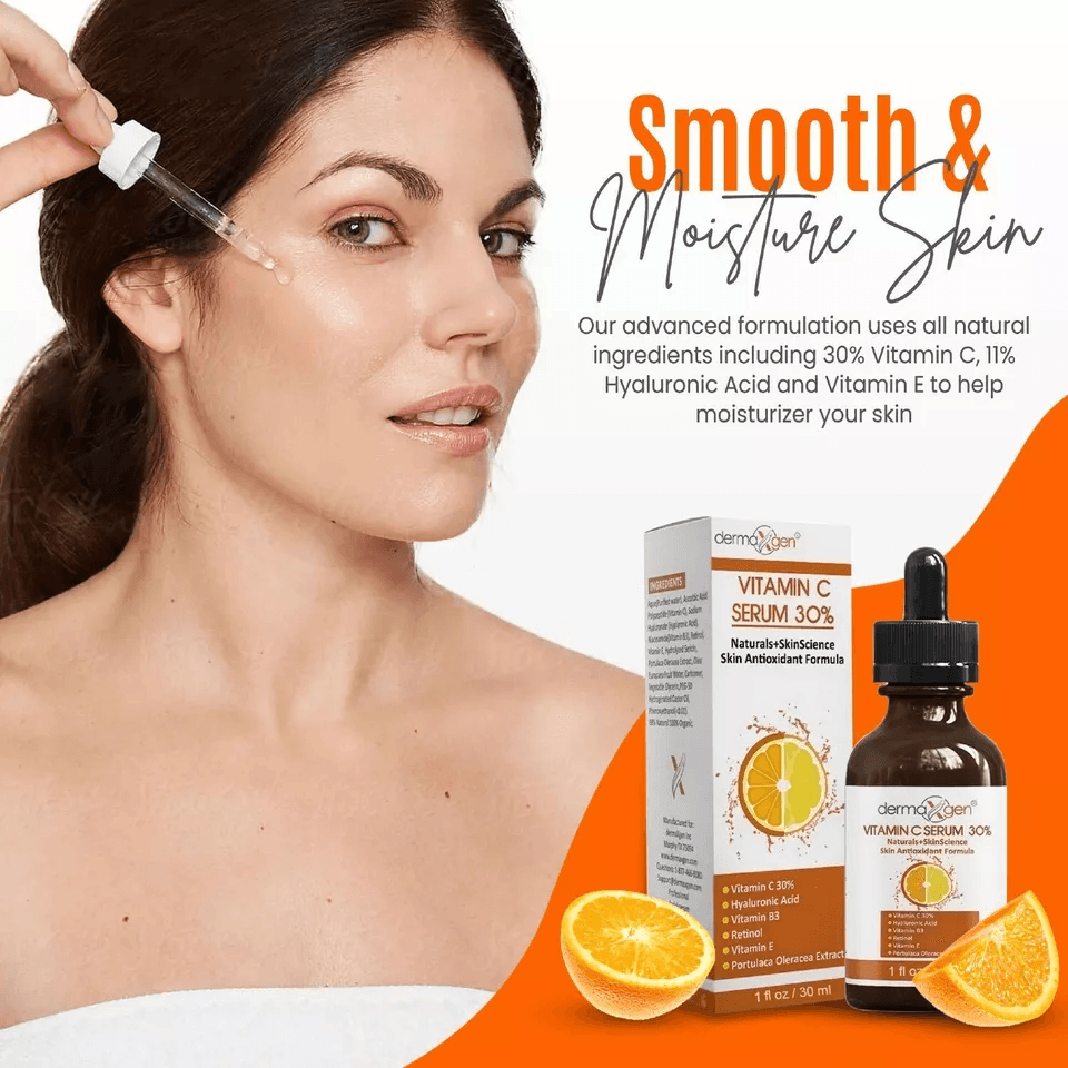 Pure Vitamin C Serum With Vitamin B3EHyaluronic Acid AntiAging Brightening Antioxidant Formula 4