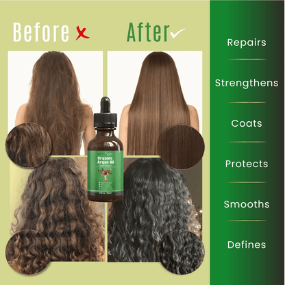 Pure Organic Moroccan Argan Oil Cold Pressed Virgin Argan Oil For Face Hair Nails  Skin Hydrating