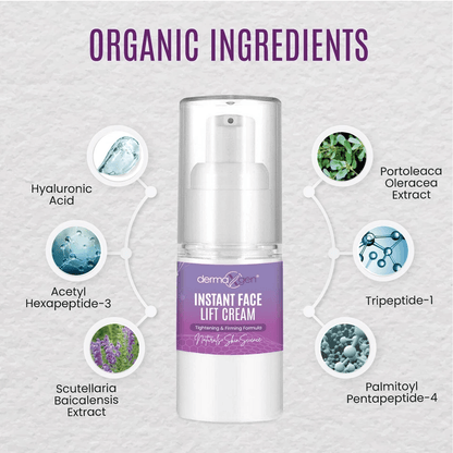 AntiAging Instant Face Lift Cream Tightening Lifting  Firming Wrinkle Remover With Peptides Hyaluro 2