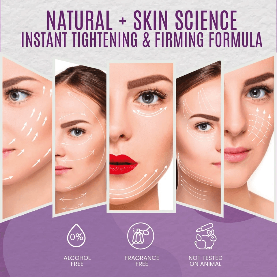 AntiAging Instant Face Lift Cream Tightening Lifting  Firming Wrinkle Remover With Peptides Hyaluro 3