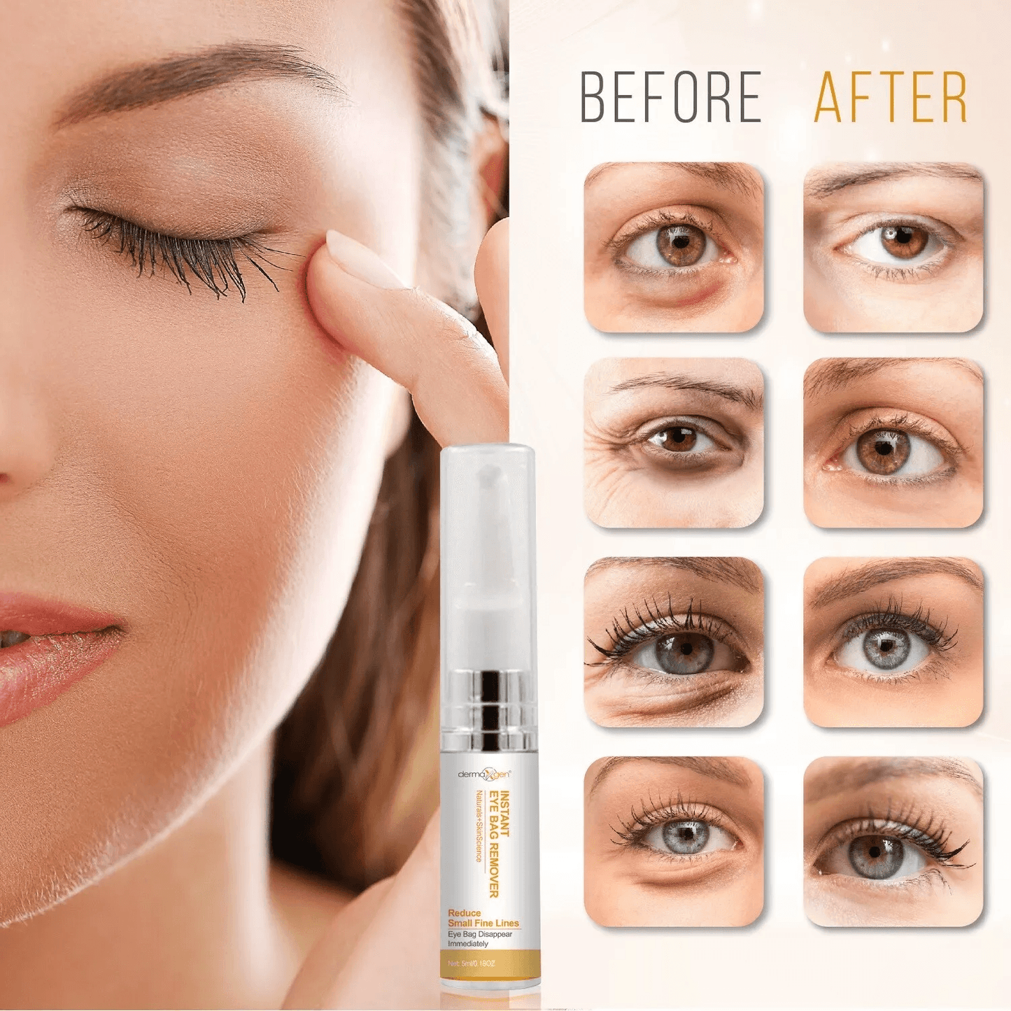 Instant Eyebag Remover Reduces Dark Circles Puffiness  Wrinkles 2