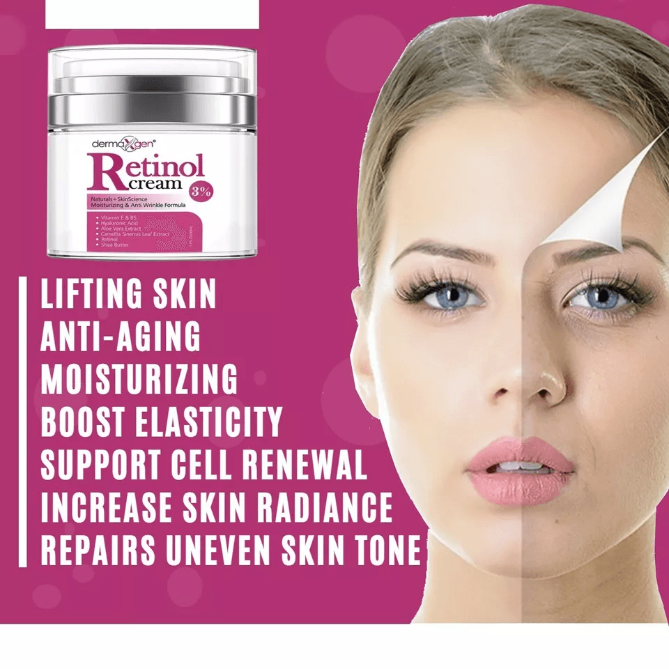 AntiAging Dermaxgen Retinol Moisturizer For Face  Eye Retinol Cream For Wrinkles Fine Lines Firming 4
