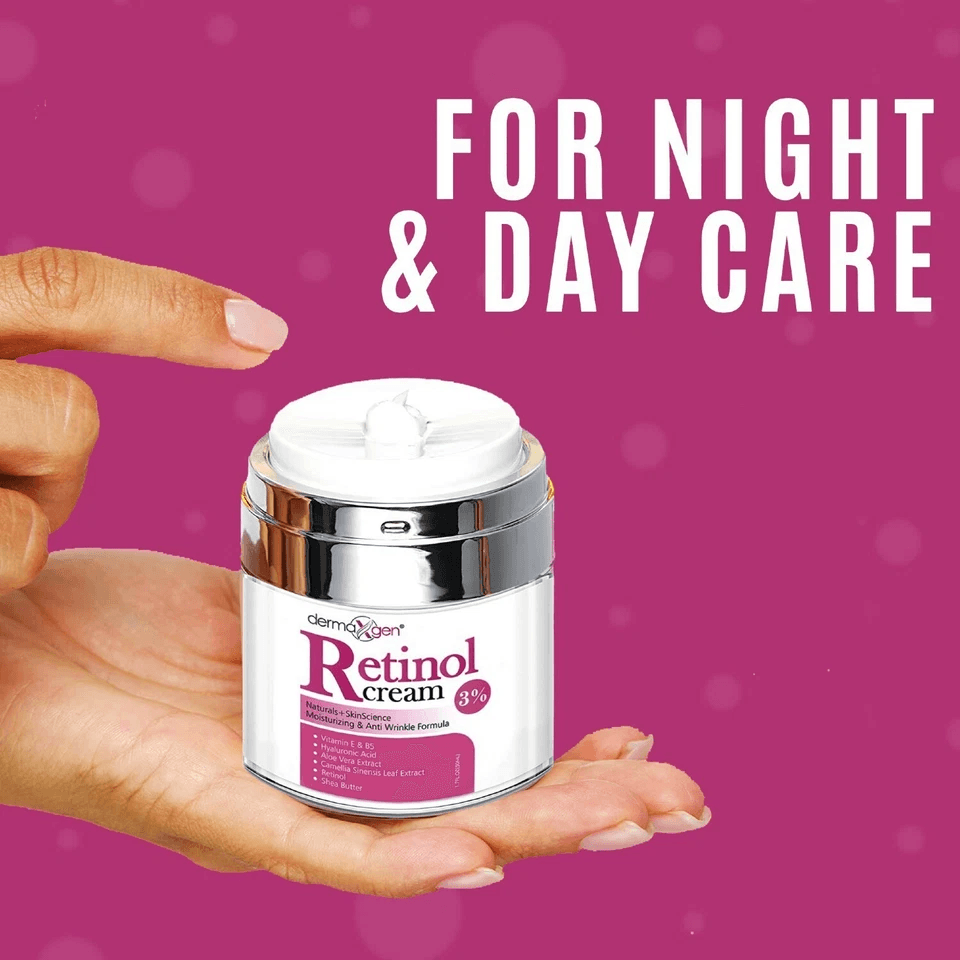 AntiAging Dermaxgen Retinol Moisturizer For Face  Eye Retinol Cream For Wrinkles Fine Lines Firming 10