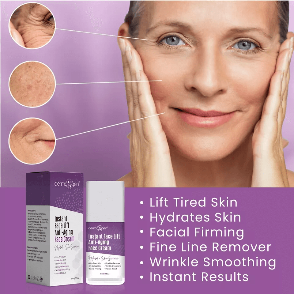 Instant Face Lift Cream Reduce Wrinkles Fine Lines Sagging Skin  Puffiness 4
