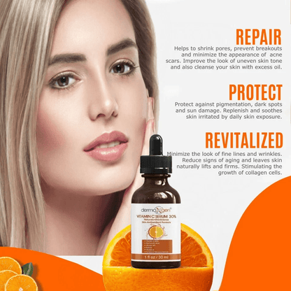 AntiAging Dermaxgen Vitamin C Serum With Retinol  Hyaluronic Acid PURE ORGANIC Face Moisturizer For