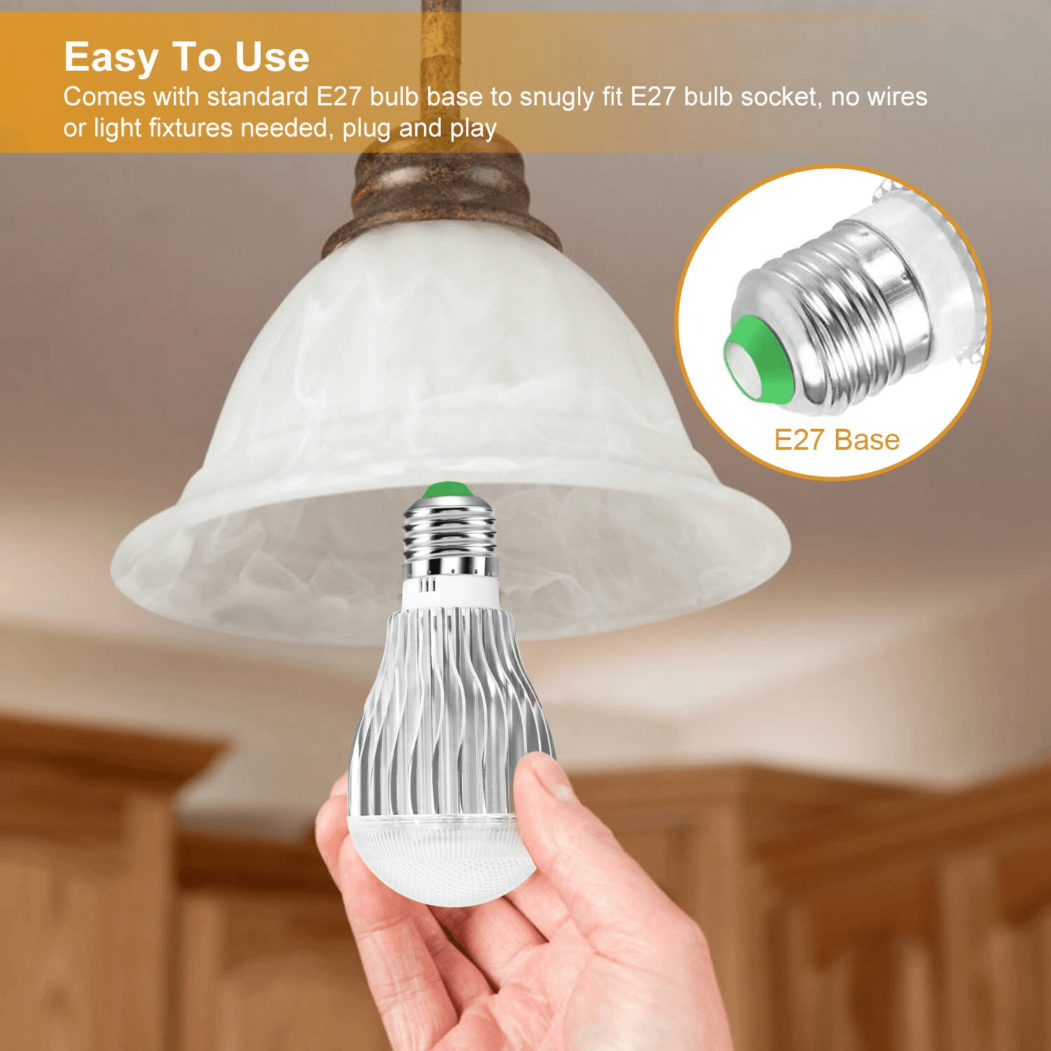 E27 Magic RGB LED Light Bulb 16 Colors Changing Home Lamp With IR Remote Control Mood Lighting For  1