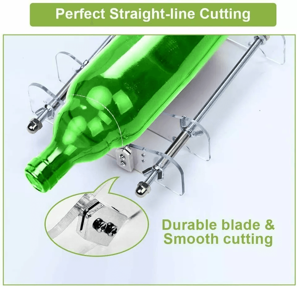 Premium Glass Bottle Cutter Kit For Wine Beer And Jars DIY Cutting Tool For Craft Recycling With Ad 2
