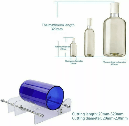 Premium Glass Bottle Cutter Kit For Wine Beer And Jars DIY Cutting Tool For Craft Recycling With Ad 7
