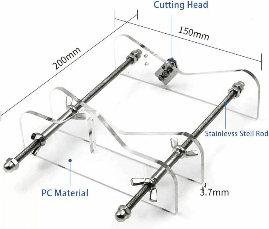 Premium Glass Bottle Cutter Kit For Wine Beer And Jars DIY Cutting Tool For Craft Recycling With Ad 8