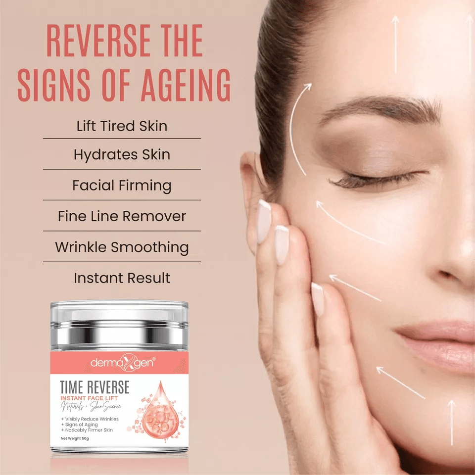 Time Reverse Instant Face Lift Pure Organic Wrinkle Reducer For Fine Lines  Sagging Skin 5