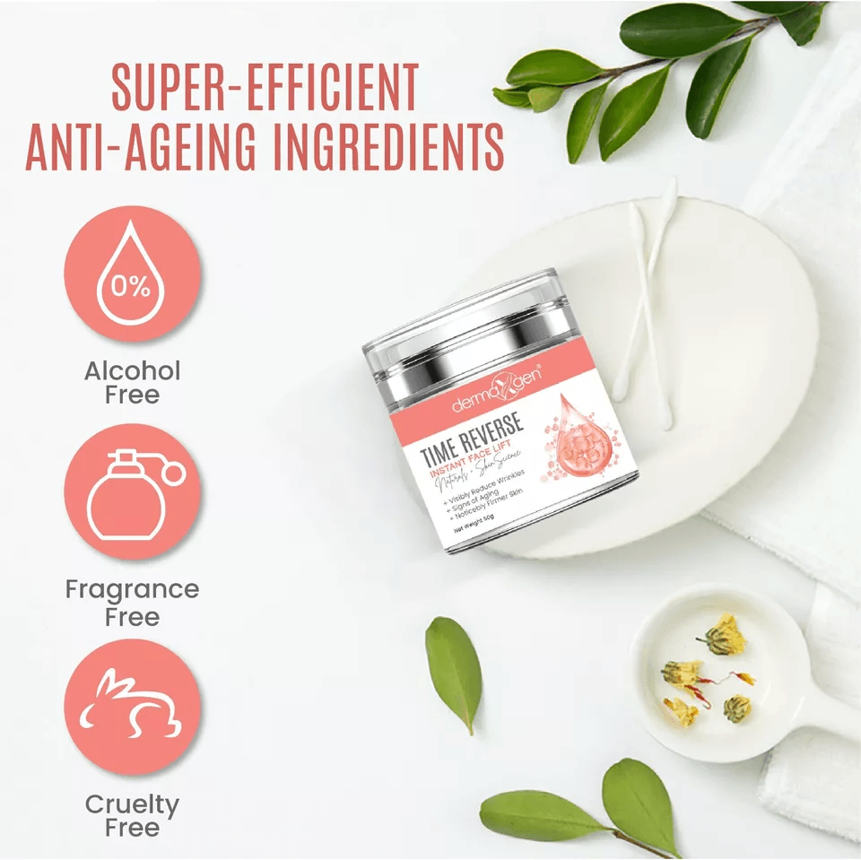Time Reverse Instant Face Lift Pure Organic Wrinkle Reducer For Fine Lines  Sagging Skin 3