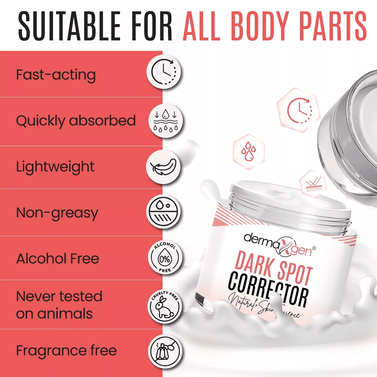 Dark Spot Corrector For Face  Body Organic Sunspot Remover For Hyperpigmentation Age Spots Uneven S 4