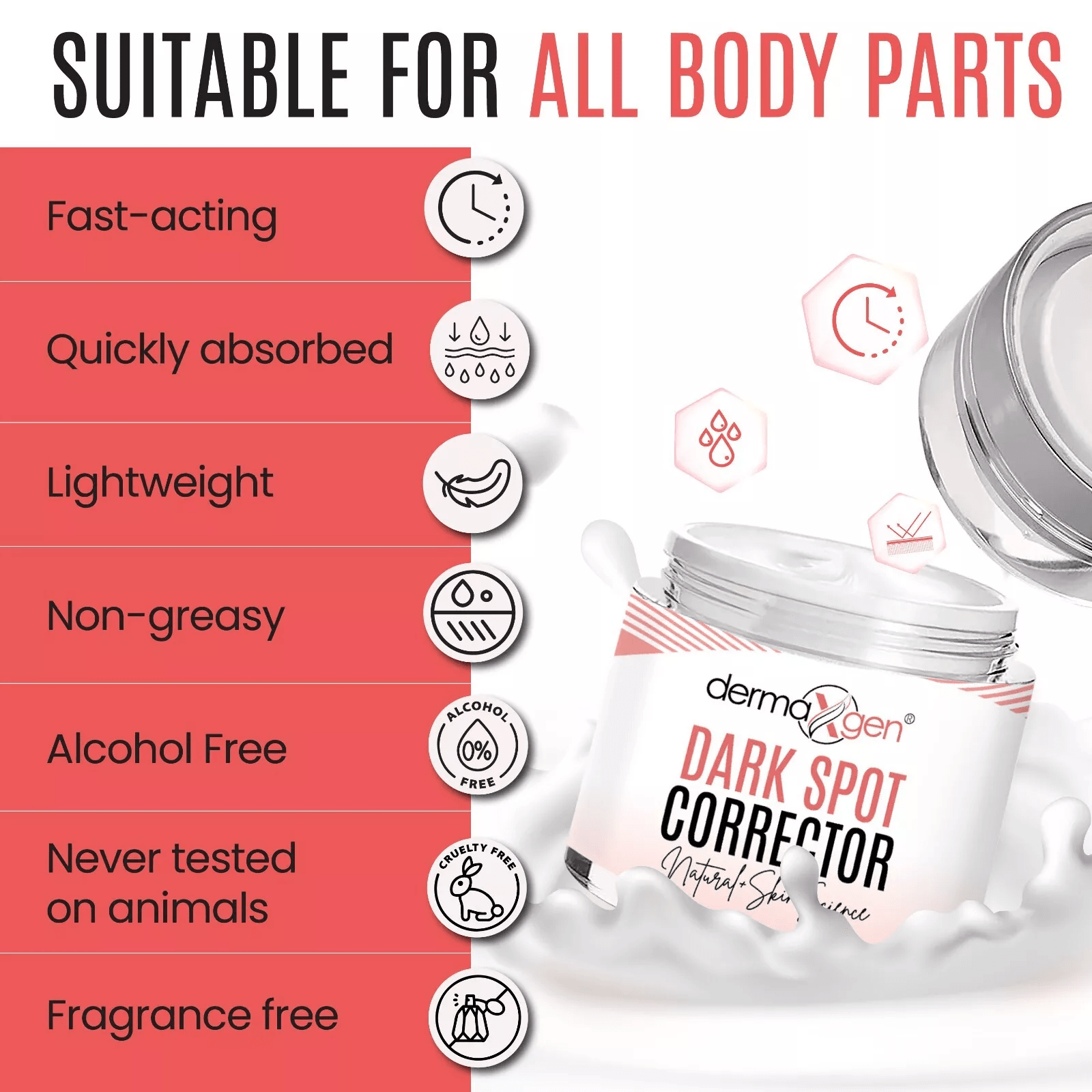 Dark Spot Corrector For Face  Body Organic Sunspot Remover For Hyperpigmentation Age Spots Uneven S 4