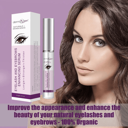 Dermaxgen Eyelash Growth Serum Organic Enhancer For Longer Fuller  Thicker Lashes 4