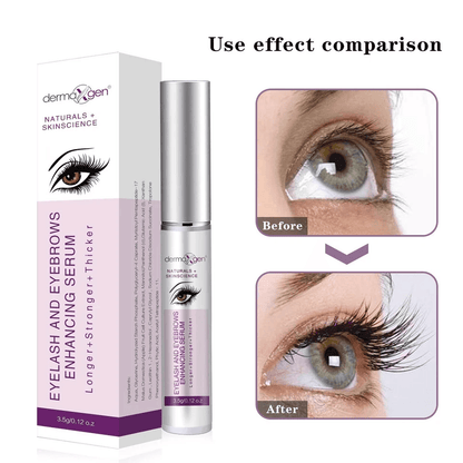 Dermaxgen Eyelash Growth Serum Organic Enhancer For Longer Fuller  Thicker Lashes 2