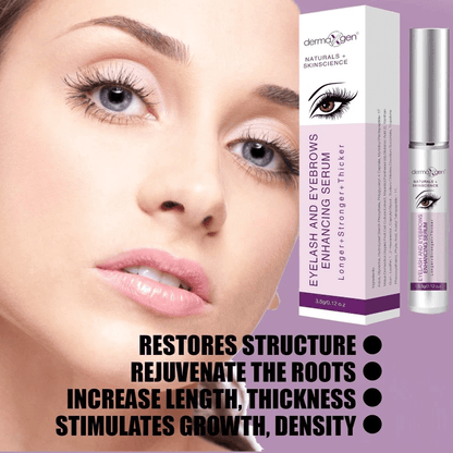 Dermaxgen Eyelash Growth Serum Organic Enhancer For Longer Fuller  Thicker Lashes 1