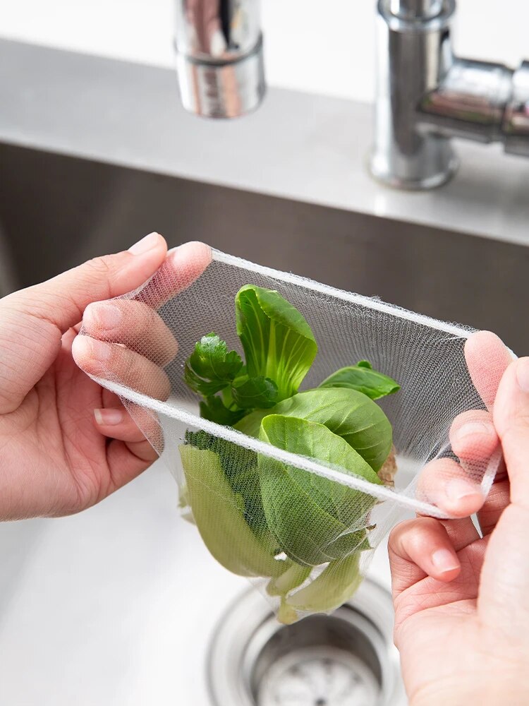 Kitchen Sink Filter Screen, Dishwashing & Vegetable Washing Mesh, Sewer Drain & Outlet Residue Filter