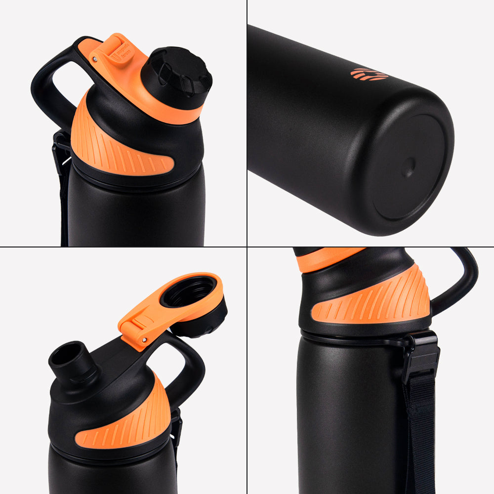 Stainless Steel Thermal Bottle With Magnetic Lid  DoubleWall Insulated Leakproof For Sports  Outdoo 5