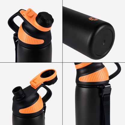 Stainless Steel Thermal Bottle With Magnetic Lid  DoubleWall Insulated Leakproof For Sports  Outdoo 5