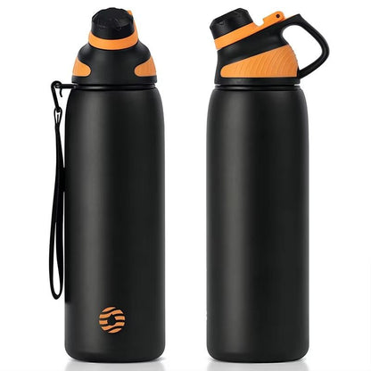 Stainless Steel Thermal Bottle With Magnetic Lid  DoubleWall Insulated Leakproof For Sports  Outdoo 1