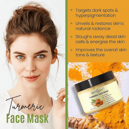 Turmeric Face Mask For Pigmentation Blemish Correction  Dark Spot Removal  Brightens  Heals Skin Na 2