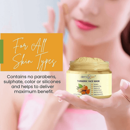 Turmeric Face Mask For Pigmentation Blemish Correction  Dark Spot Removal  Brightens  Heals Skin Na 4