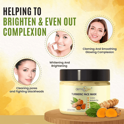 Turmeric Face Mask For Pigmentation Blemish Correction  Dark Spot Removal  Brightens  Heals Skin Na 5