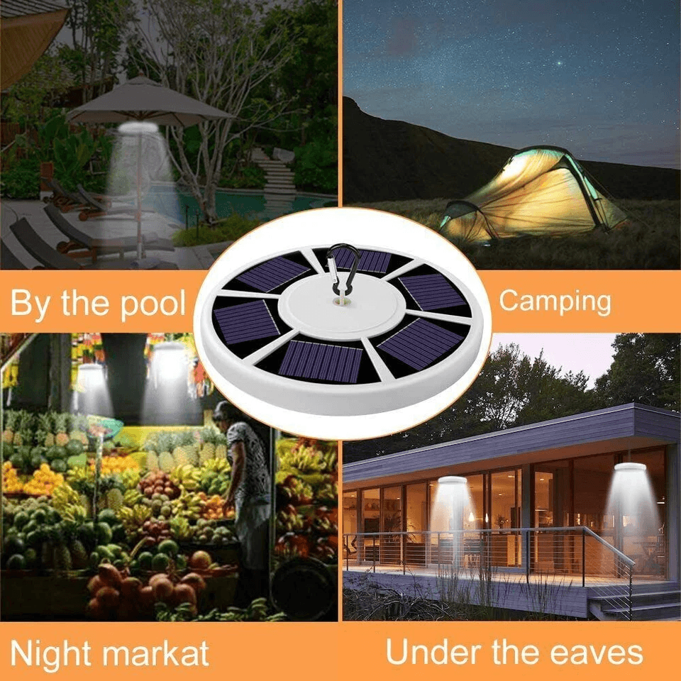 Solar Powered Flag Pole Light  26 LED AutoActivated Super Bright Outdoor Waterproof Illumination 2