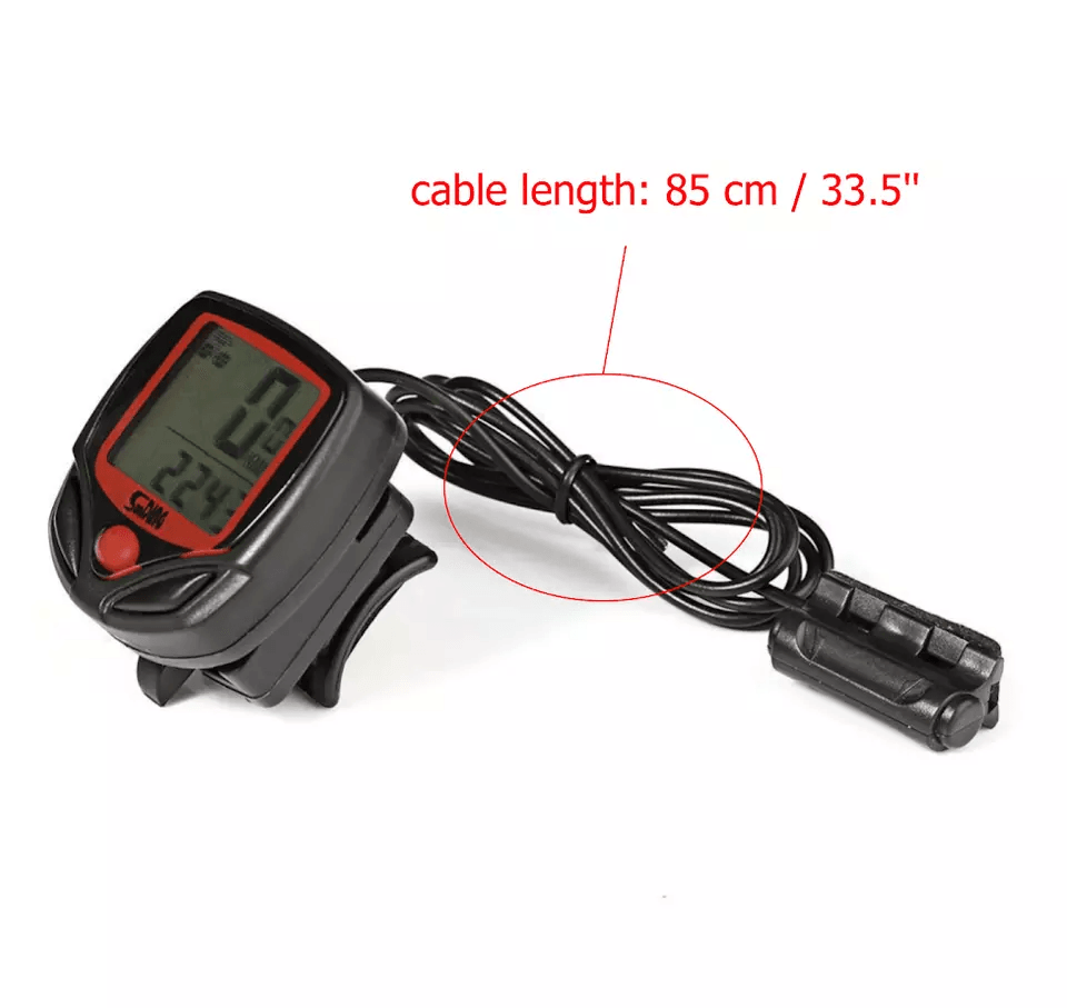 Bike Speedometer  Odometer Waterproof Digital Cycle Computer With LCD Display MPHKMH 6
