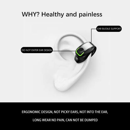 Ultra Light Bone Conduction HeadsetBluetooth 53 Wireless Earphones24H Playtime Dual Pairing Comfort 3