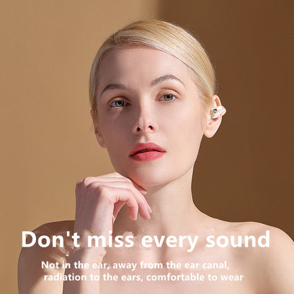 Ultra Light Bone Conduction HeadsetBluetooth 53 Wireless Earphones24H Playtime Dual Pairing Comfort 4