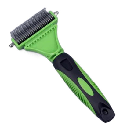 Pet Dog Fur Knot Cutter Double Sided Brush For Long Curly Hair  Cat Grooming Tools 8
