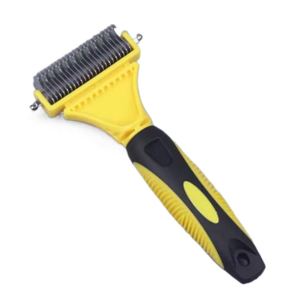 Pet Dog Fur Knot Cutter Double Sided Brush For Long Curly Hair  Cat Grooming Tools 9