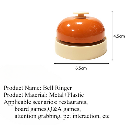 Multifunctional Hand Press Bell Great For Noting Meals Getting Attention  More 5