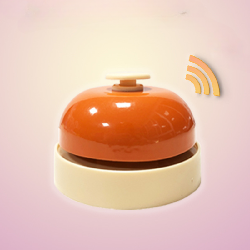 Multifunctional Hand Press Bell, Great for Noting Meals, Getting Attention & More