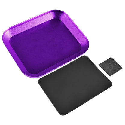 9IMOD Magnetic Screw Tray Aluminum Alloy RC Screw Organizer with NonSlip Pad for RC Airplane Car