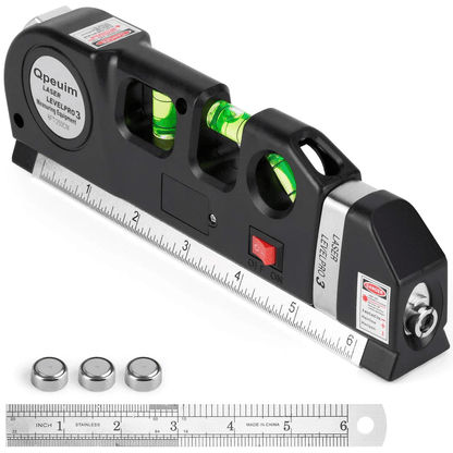 Multipurpose Laser Leveling Tool, Wall Spirit Level Line Measurement for Home Projects