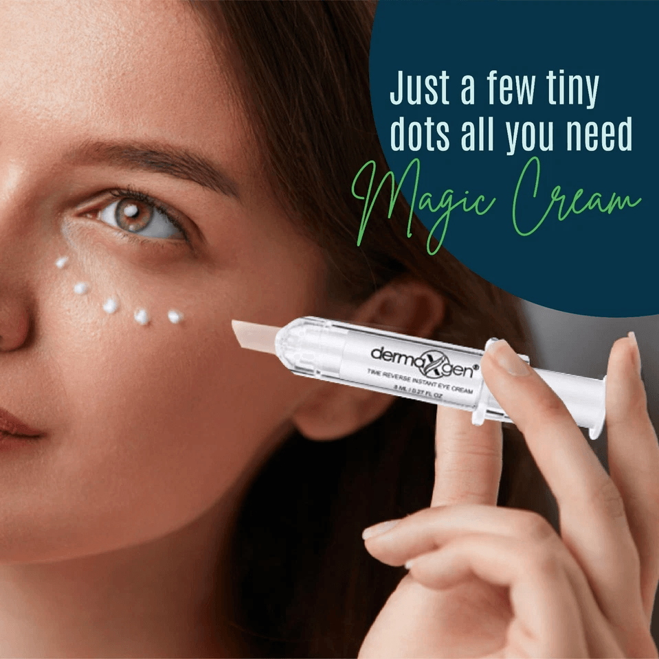 Dermaxgen TIME REVERSE Eye Cream Instant AntiWrinkle Formula To Remove Dark Circles Puffy Eyes  Fin 4